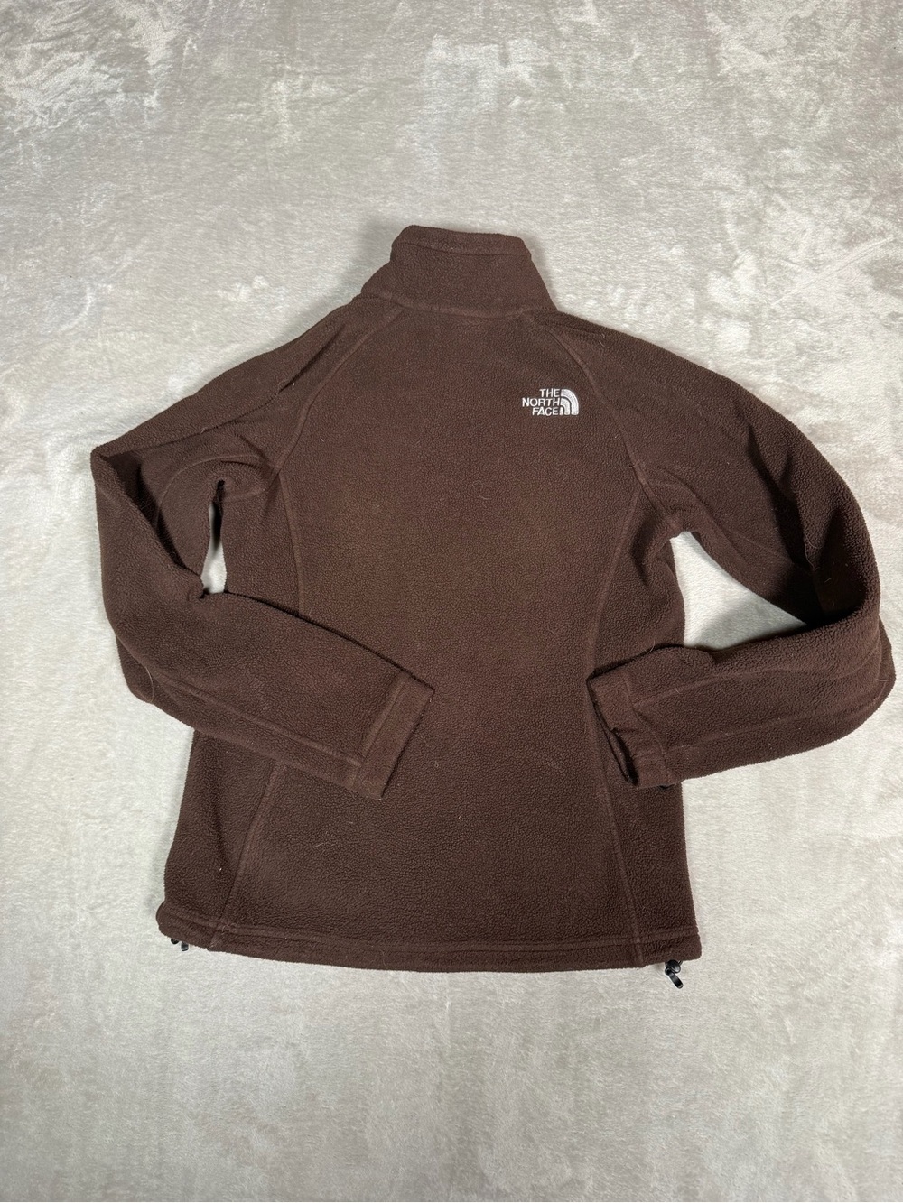 The North Face Dark Brown Fleece Zip Jacket - Picture 7 of 8
